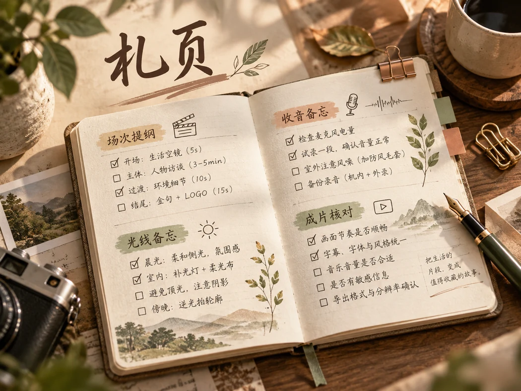 札页备忘图